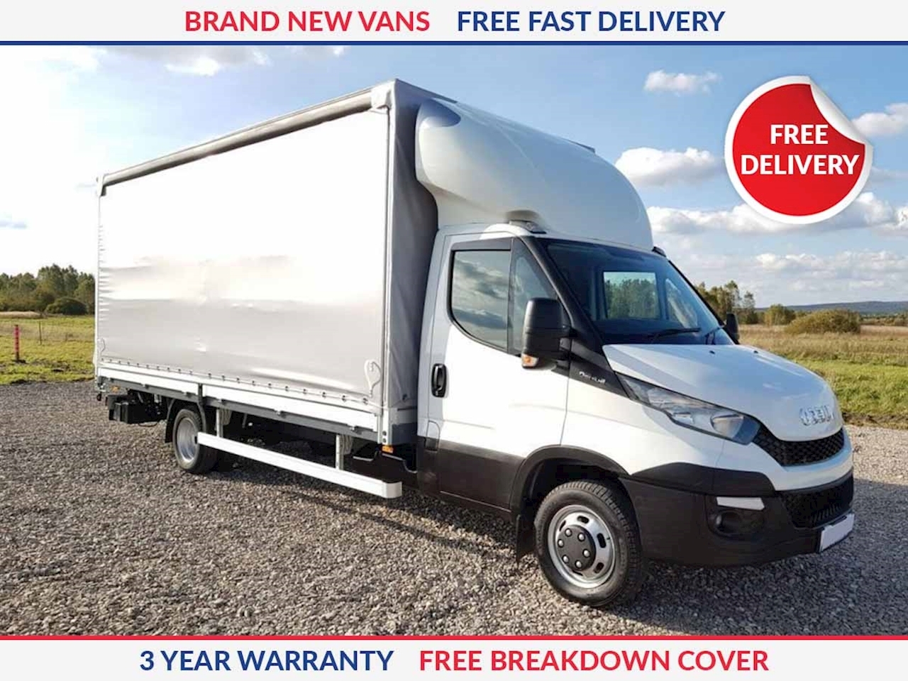 Iveco Daily 2.3 Business Curtain Side 4100 WB